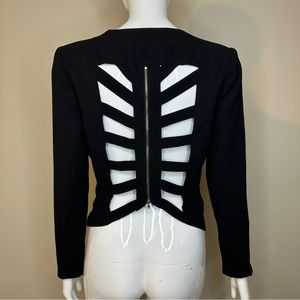 Arden B Women's Full Zip Back Cut-out, size S